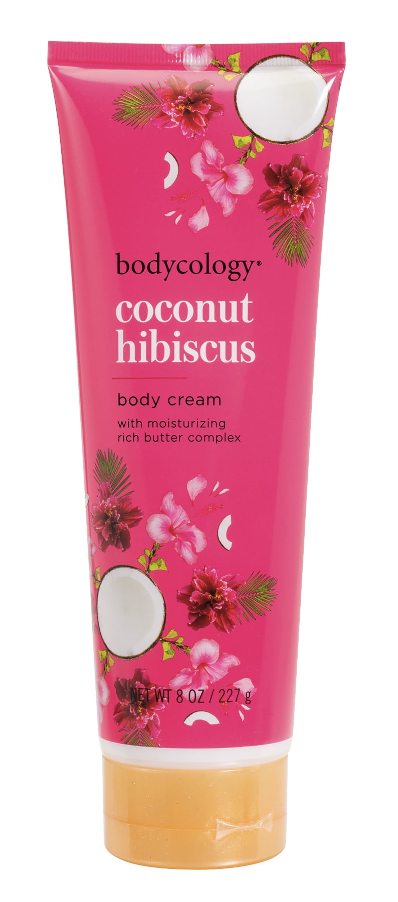Bodycology Moisturizing Body Cream, Coconut Hibiscus, 8 oz