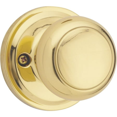 Brass Dummy Lockset - Weiser Lock Polished Brass Troy Dummy Lockset GA12 T3 MS