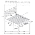 thumbnail image 3 of Pemberly Row 4-Drawer Button Tufted Fabric Eastern King Storage Bed in Charcoal, 3 of 3