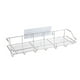 thumbnail image 2 of Cesta de ducha de acero inoxidable de 40 x 13 x 11 cm, estante organizador de pared, resistente a la corrosión, ideal para ahorrar espacio en el baño (plateado)., 2 of 6
