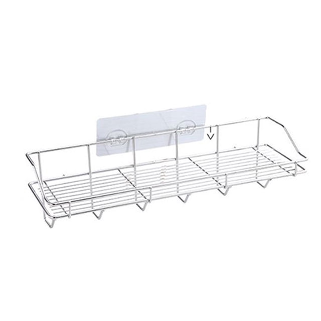 Shower Basket Stainless Steel Shower Organizer Basket Bathroom Shelf Shower Basket Wall Mounted Storage Shelf Rack For Bathroom Floating Shelves Bathroom