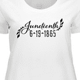 thumbnail image 4 of Inktastic Juneteenth 6-19-1865 Women's Plus Size T-Shirt, 4 of 5