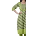 thumbnail image 4 of Moomaya Indian Women Cotton Side Slit Kurtis Printed Bollywood Designer Kurta, 4 of 6