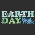 thumbnail image 2 of Men's Paul Frank Earth Day  Graphic Tee Charcoal X Large, 2 of 5