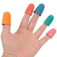 thumbnail image 5 of 15 Pcs Rubber Fingers Tips Medium Fingertip Grips Fill Dispenser Paper Towel Office, 5 of 8