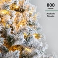 thumbnail image 3 of Pino de Navidad Nevado 1.80 m con 800 Ramas Decoración, 3 of 5