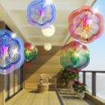thumbnail image 3 of Colorful Wind Spinners 3D Bird Repelling Wind Chimes Rotating For Garden Outdoor, 3 of 9