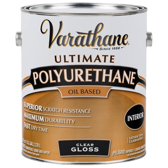 Clear, Varathane Ultimate Oil-Based Interior Polyurethane, Gloss-9031, Gallon
