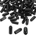 thumbnail image 1 of Uxcell 300pcs Pegboard Hook Tip Protector Rubber End Caps Inner Dia 4mm Black, 1 of 7