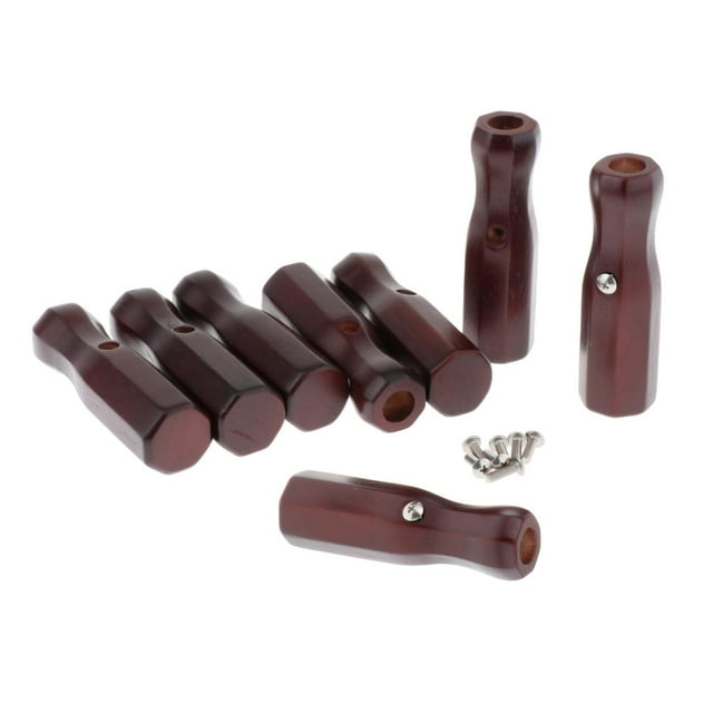 8x Soccer Table Handles, Foosball Table Handle Grips Wooden Foosball Accessories