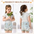 thumbnail image 3 of joogoo Summer Birds Floral Girls Lined Shorts Bike Dance Bottoms 6T, 3 of 7