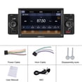 thumbnail image 1 of YUANOU Single 1 Din 5.1" Car Stereo Radio Apple/Android Carplay Bluetooth FM RDS Player, 1 of 8