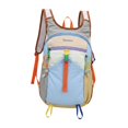 thumbnail image 4 of Quzzie Sac à Dos de Randonnée Sac à Dos Pliable Sac à Dos Imperméable Sac à Dos de Sport en Nylon Léger et Design Compact Convient pour la Course le Randonnée Activ Blanc Bleu, 4 of 8