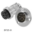thumbnail image 2 of 25mm Aviation Plug and Socket 2-12Pin Installation Plug Positive Cable Connector, 2 of 13