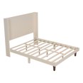 thumbnail image 6 of 54" High Headboard Queen Bed, Beige - Provide A Stylish And Relaxing Bedroom Experience Back Bed In For Comfortable Rest, 6 of 6