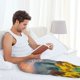 thumbnail image 5 of Balery Horse Sunflowers Pantalones de pijama para hombre, pijama ultraligero, pantalón de descanso-Medium, 5 of 6