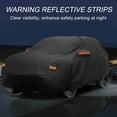 thumbnail image 5 of Unique Bargains Car Cover 210D-PU Oxford Outdoor Full Car Cover All Weather Waterproof Windproof Sun Protection with Driver Door Zipper Black for Subaru Solterra, 5 of 7
