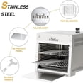 thumbnail image 5 of BIG HORN OUTDOORS 1500°F Infrared Propane Gas Grill, Portable Steak Broiler Salamander BBQ, 5 of 7