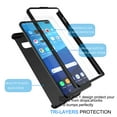 thumbnail image 3 of for Galaxy S10 / S10+ / S10e / S9 / S9+ / S8 / S8+ / S7 / S7 Edge / Note 9 / J4 / J6 Ultra Thin Premium Dual Layer Plastic Hard Case with Screen Protector Skin, 3 of 4