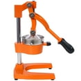 thumbnail image 3 of Cast Iron Citrus Juicer , Extra-Large Commercial Grade Manual Hand Press , Heavy Duty Countertop Squeezer for Fresh Orange Juice ,orange color, 3 of 17