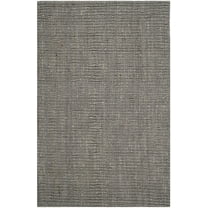 SAFAVIEH Natural Fiber Levi Braided Area Rug, Light Grey, 4' x 6'