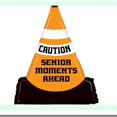 thumbnail image 2 of Senior Moments Alert Party Balloon Cone, 2 of 4
