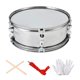 thumbnail image 4 of Tambor ligero de 13" con guantes Instrumento de percusión Instrumentos musicales Plata monofónica perfke Tambor, 4 of 7