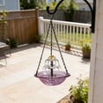 thumbnail image 3 of HCBY Solar Powered Hanging Bird Bath,Fountain Style Outdoor Bird Feeder,For Garden Patio Backyard,Water Feature Bird Accessory, 3 of 7