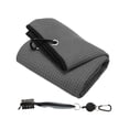 thumbnail image 1 of Uxcell 20"x16" Tri-Fold Golf Towels Microfiber Waffle Pattern Golf Bag Towels & Brush Tool Kit Gray, 1 of 6