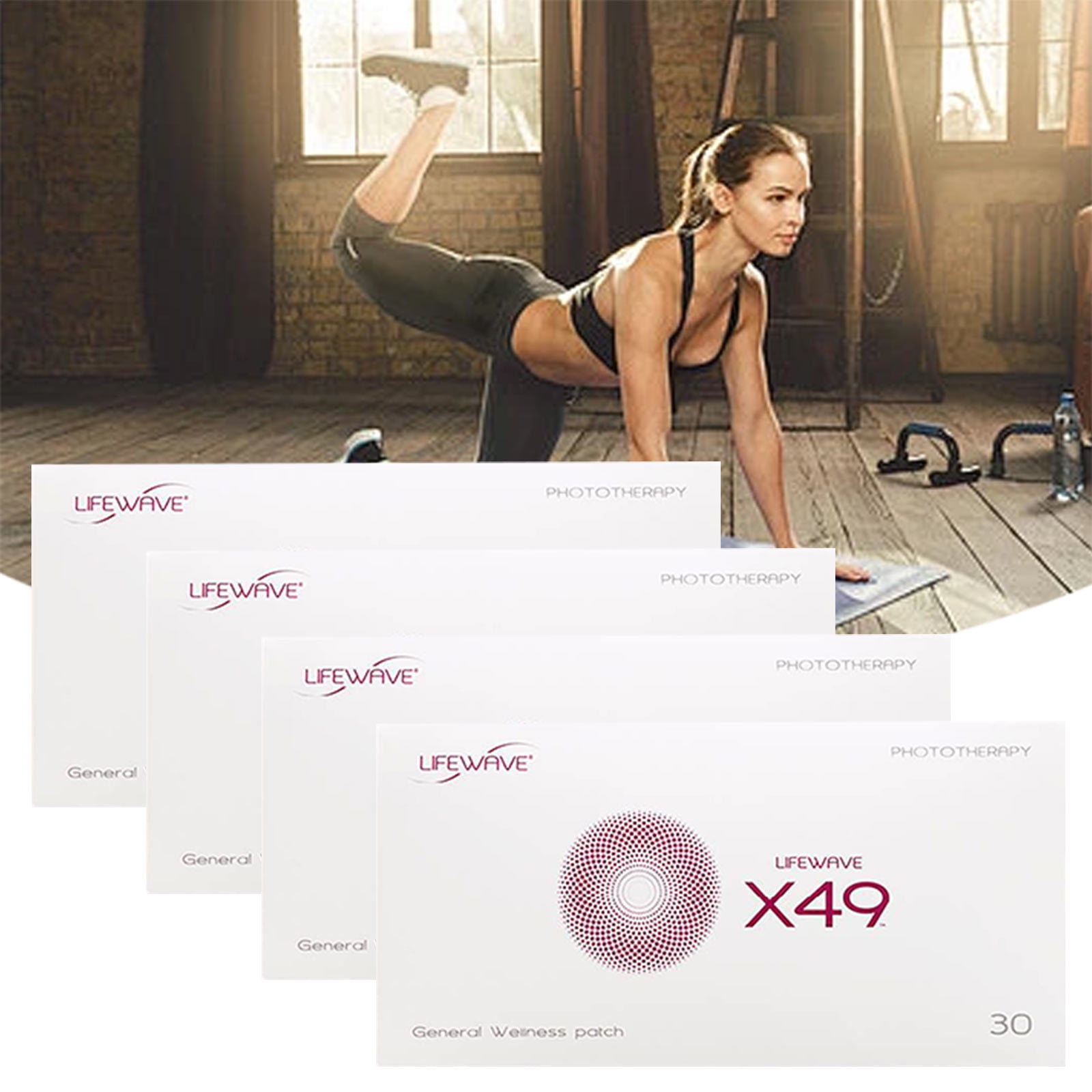 LifeWave X49 Patches - 30 Pcs | Enhance Strength & Stamina