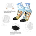 thumbnail image 5 of Silaia Bluey Print Adult Socks,Ankle Athletic Running Socks,Cushioned Breathable Low Cut Sports Tab Socks for Men and Women,Moisture-Wicking Crew Socks, 5 of 7