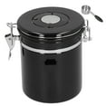 thumbnail image 3 of Airtight Container, Coffee Beans Jar Practical  For Home Kitchen Black, 3 of 8