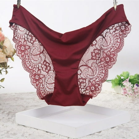

eczipvz Panties for Women Women s Underwear Cotton High Waist Briefs Full Coverage Soft Breathable Ladies Panties Red