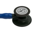 thumbnail image 2 of 3M Littmann Cardiology IV Stethoscope, Black-Finish Chestpiece, Navy Blue Tube, Black Stem and Headset, 27 inch, 6168, 2 of 4