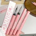 thumbnail image 5 of Lápiz Delineador de ojos mate ultrafino, resistente al agua, sin manchas, duradero, negro, marrón, gusano de seda, delineador de ojos líquido, maquillaje de ojos cosmético （Brown, 5 of 5