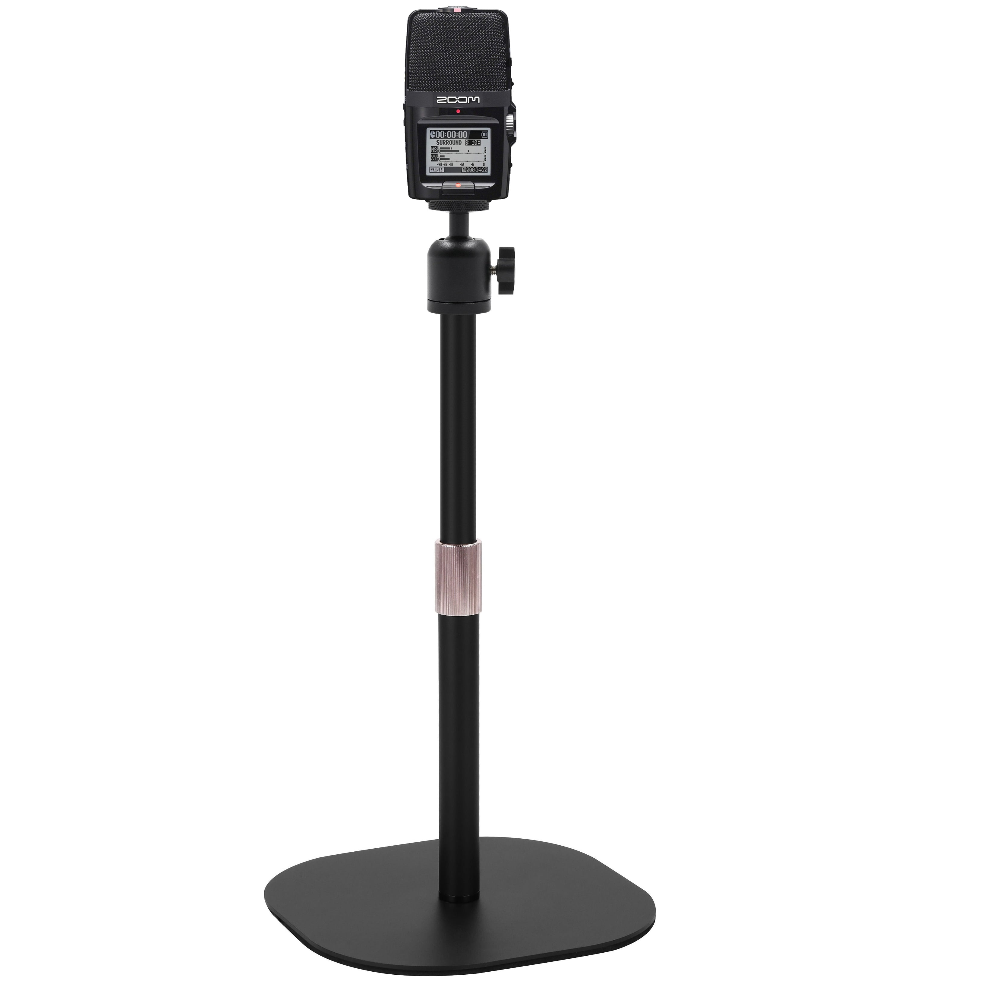 Desktop Portable Recorder Tripod Stand Holder for Zoom Recorder H1essential,H4n,H4essential,H6essential,H1n,Q2n,H2n,H5,R4,H8,H6