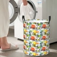 thumbnail image 5 of Goofa Retro Bike Printed Circular Hamper,Laundry Basket with Handles,Storage Baskets Foldable,Large Capacity Laundry Hamper-Small, 5 of 6