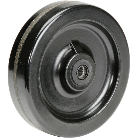 Global Industrial 8"" x 2"" Molded Plastic Wheel - Axle Size 3/4""