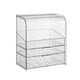thumbnail image 2 of Organizador de maquillaje, vitrina transparente de 3 capas para cosméticos con tapa, 2 of 9