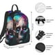 thumbnail image 2 of Balery Modern Abstract Colorful Skull B Mochila ligera para hombre y mujer: duradera e impermeable, ideal para la escuela, el trabajo, viajes y uso diario., 2 of 7