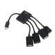 thumbnail image 1 of Cable adaptador OTG de 4 puertos micro USB para tableta y teléfono inteligente Android, 1 of 5