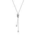 thumbnail image 3 of Qarigey Collares de mujer Moda con colgante Cadena de clavícula Joyería Gargantilla portátil Novias Boda Compromiso Viajar Ropa, zapatos y accesorios Miscelánea Or blanc Qarigey AP009959-01, 3 of 6