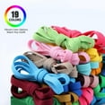 thumbnail image 5 of 6 pairs of nylon shoelaces for flat shoes, suitable for 5/16 inch wide sneakers, 43 inch shoelaces, 5 of 5