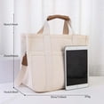 thumbnail image 3 of ESULOMP Ladies Canvas Bag Casual Retro Tote Canvas Shoulder Bag Large Capacity Multi-Layer Women's Crossbody Bag, 3 of 5