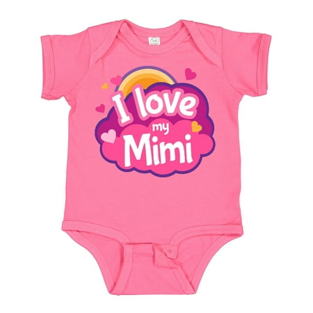 

Inktastic I Love My Mimi Grandma Gift Baby Girl Bodysuit