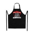 thumbnail image 1 of SBYOJLPB Aprons Clearance Kitchen Essentials Aprons for Men Aprons for Chefs - Texted Aprons for Men and Women Valentine'S Day Baking Gift Men'S Cooking Apron 2 Pockets, 1 of 1