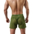 thumbnail image 3 of Men's Sexy Hollow Boxer Shorts Lingerie Lounge Boxers Underwear Pajamas, 3 of 4