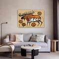 thumbnail image 5 of Untitled (Moose) Norval Morrisseau Canvas Poster Bedroom Decor Sports Landscape Office Room Decor Gift,Frame-style,08x12inch(20x30cm), 5 of 8