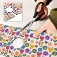 thumbnail image 6 of Yayeee Faucet Mat for Kitchen Sink 14.7" Diatomite Long Splash Guard Pad, Colorful Abstract Flowers, 2 Pack, 6 of 7