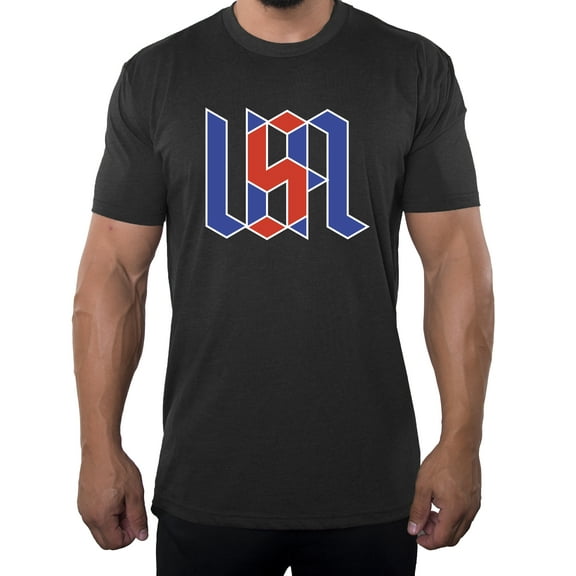 USA T-shirts, Men's 4th of July Shirts, Red White and Blue Patriotic Shirts - Charcoal MH200PATROIT S12 S